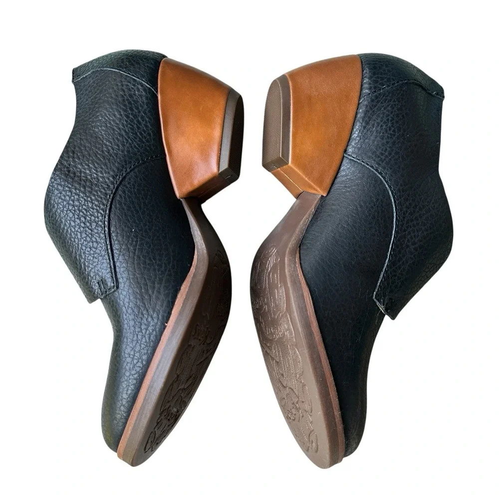 KORKS By Kork-Ease Little Monk Strap Bootie Women's Size 6.5M US Black Leather‎